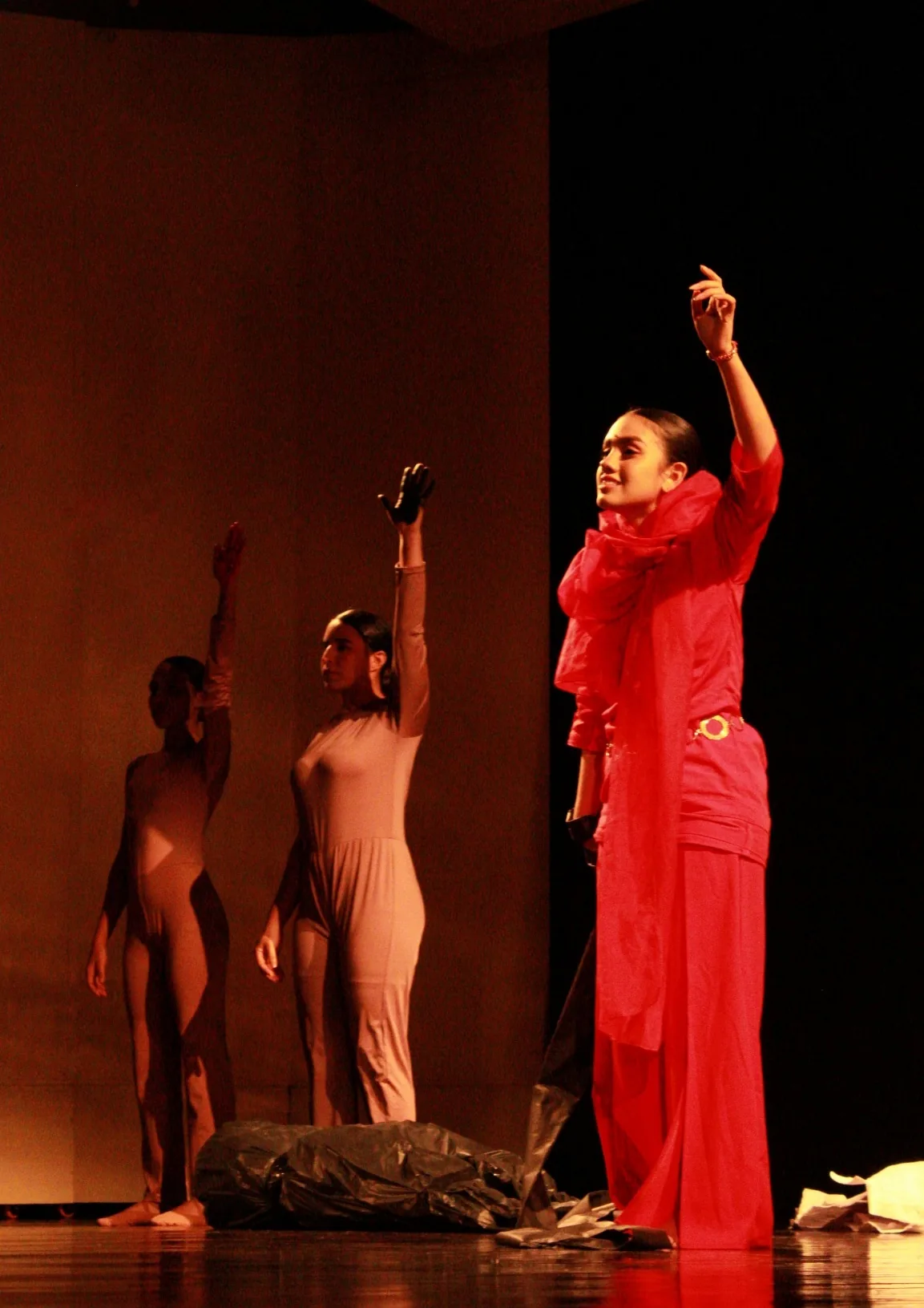 Bailarina en escena en DanZona